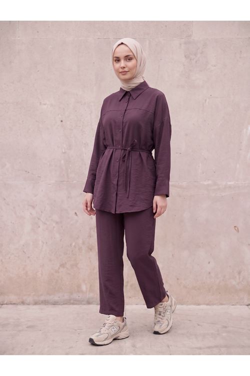 Paça Pensli Takım-Bordo