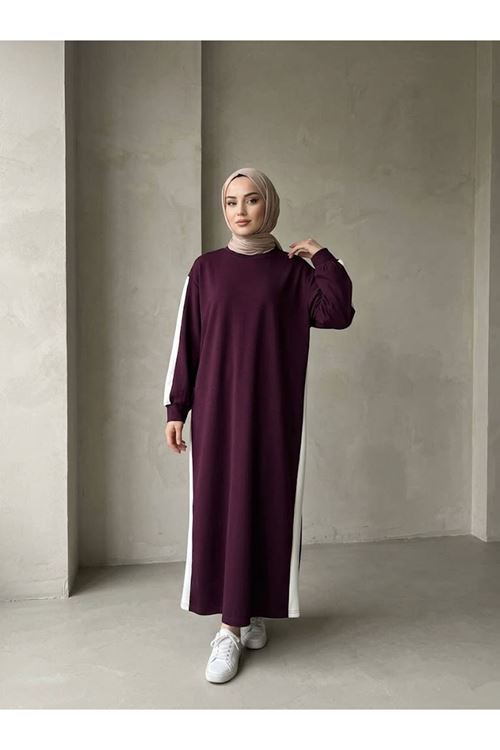 Garnili Oysho Elbise-Bordo