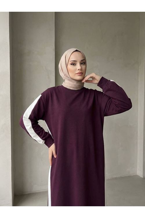 Garnili Oysho Elbise-Bordo