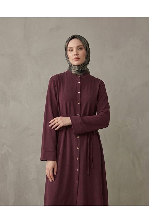 Hakim Yaka Pantolonlu Pike Takım-Bordo