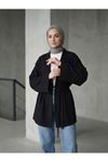 Müslin Kimono-Siyah