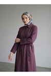 Roba Detay Elbise-Bordo