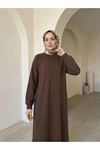 Reglan Kol Oysho Elbise-Açık Kahve