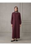 Reglan Kol Pike Elbise-Bordo