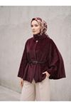 Tek Düğme Golden Fox Panço-Bordo