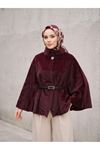 Tek Düğme Golden Fox Panço-Bordo