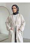 Cep Detay Kemerli Golden Fox Kaban-Ekru
